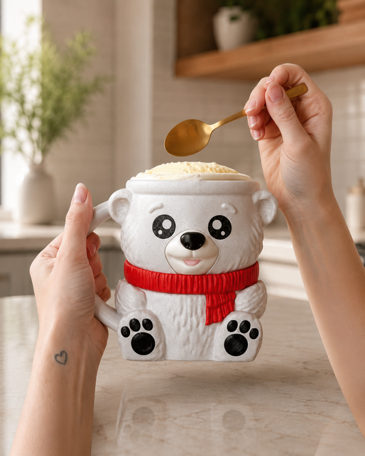 Polar Bear Ice Cream Pint Holder - The Perfect Gift for Ice Cream Lovers