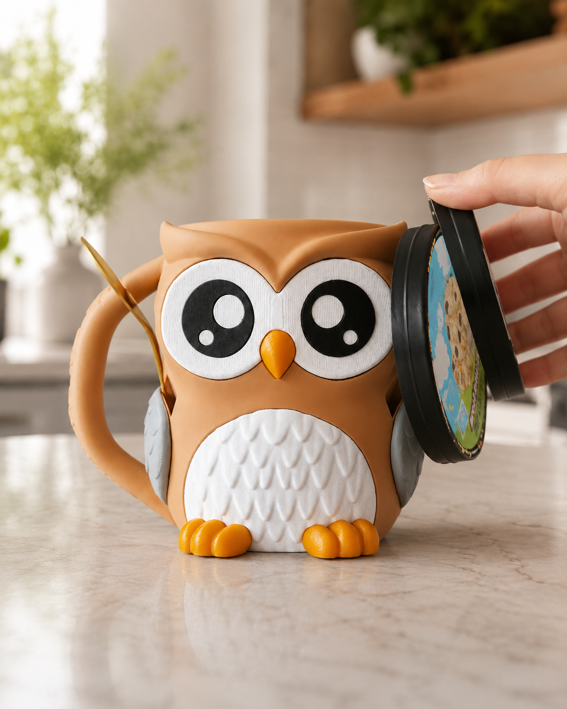 Highland Cow Ice Cream Pint Holder - The Perfect Gift for Ice Cream Lovers