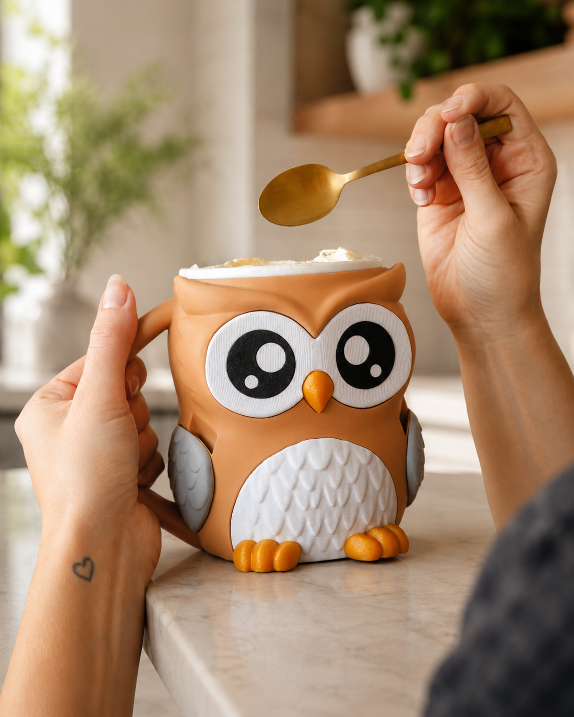 Owl Ice Cream Pint Holder - The Perfect Gift for Ice Cream Lovers
