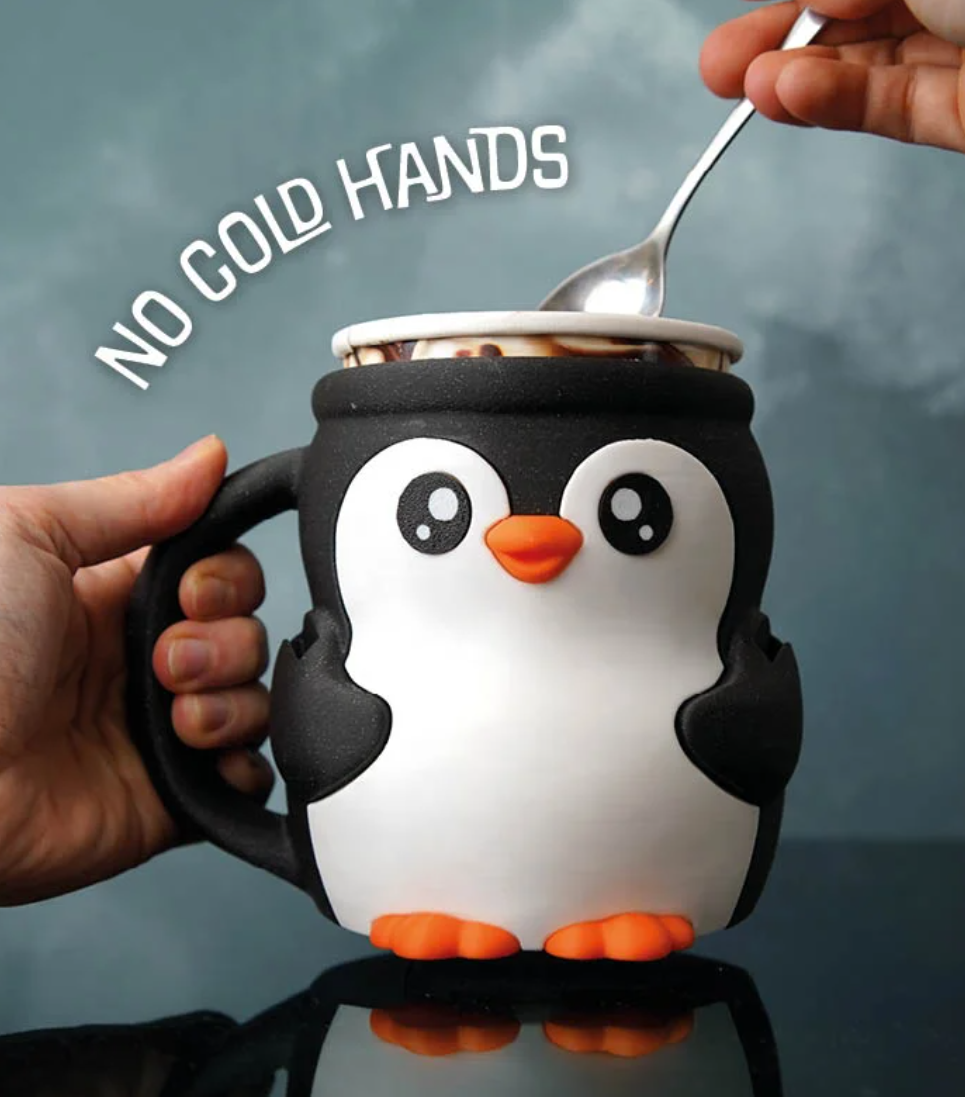 Penguin Ice Cream Pint Holder - The Perfect Gift for Ice Cream Lovers