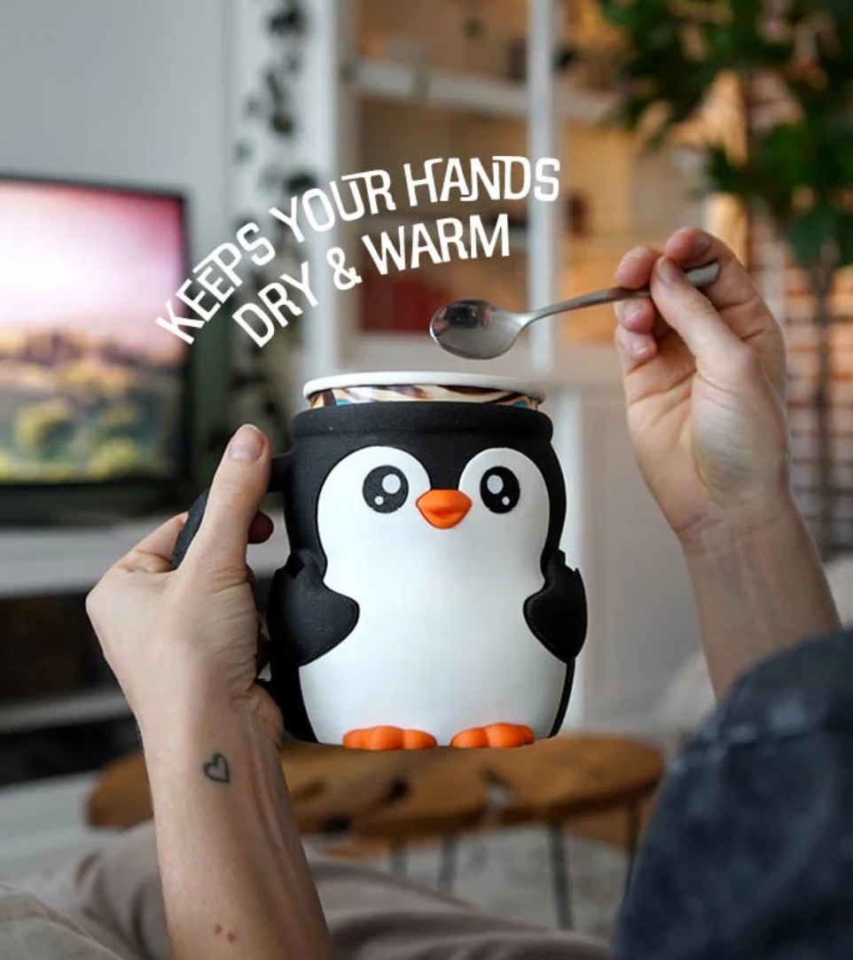 Penguin Ice Cream Pint Holder - The Perfect Gift for Ice Cream Lovers
