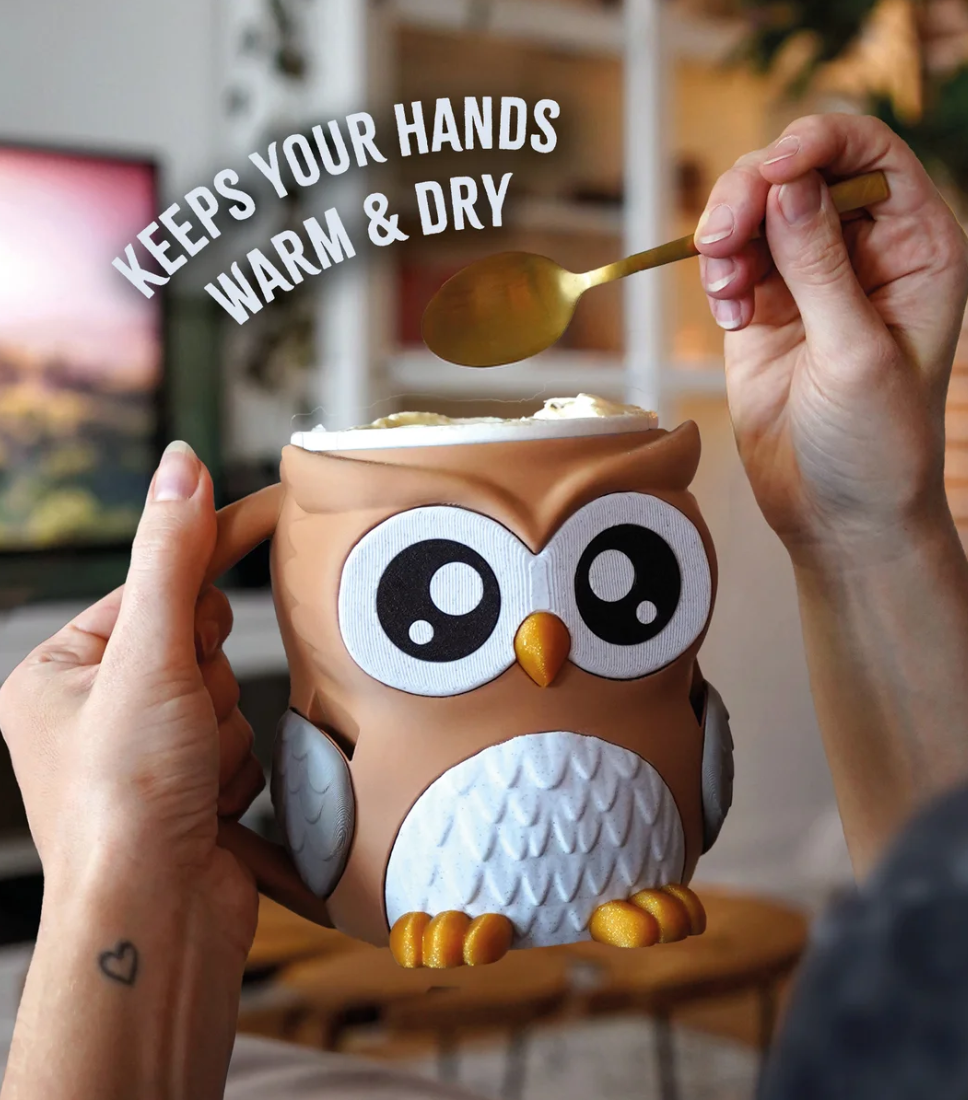 Owl Ice Cream Pint Holder - The Perfect Gift for Ice Cream Lovers