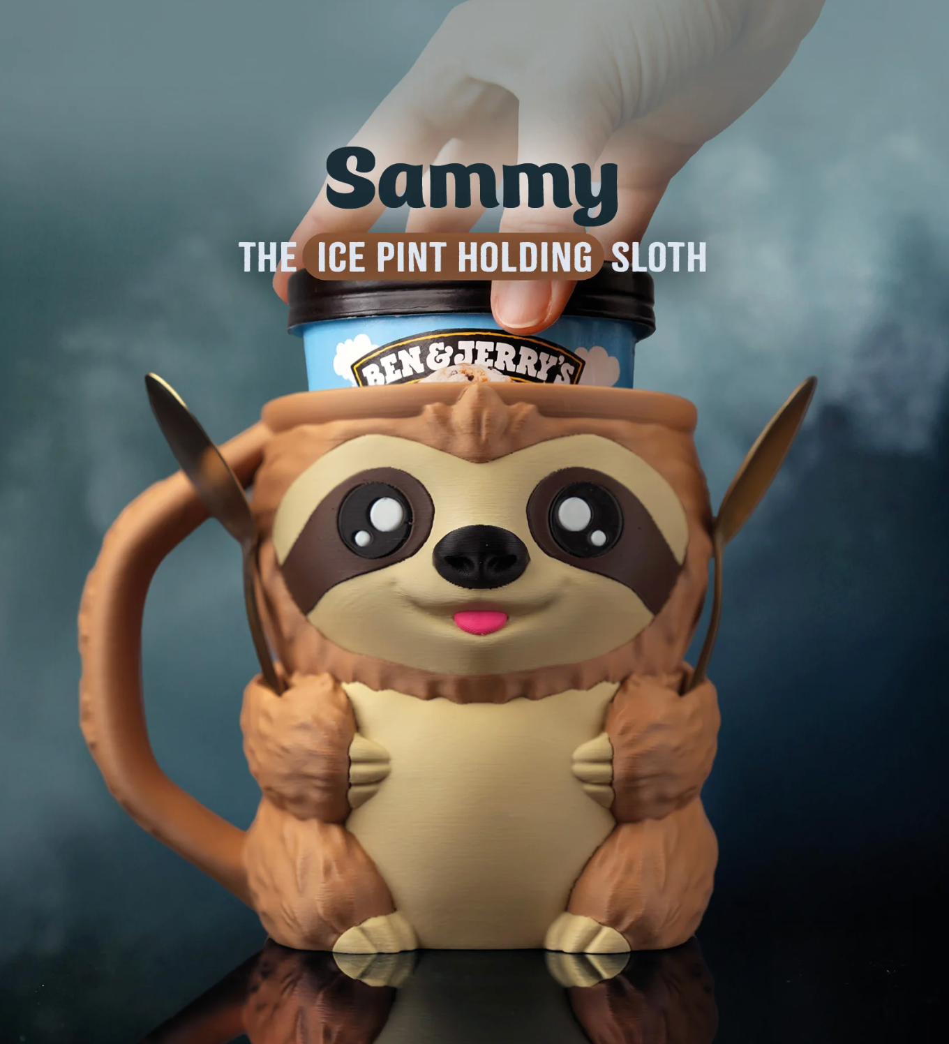 Sloth Ice Cream Pint Holder - The Perfect Gift for Ice Cream Lovers