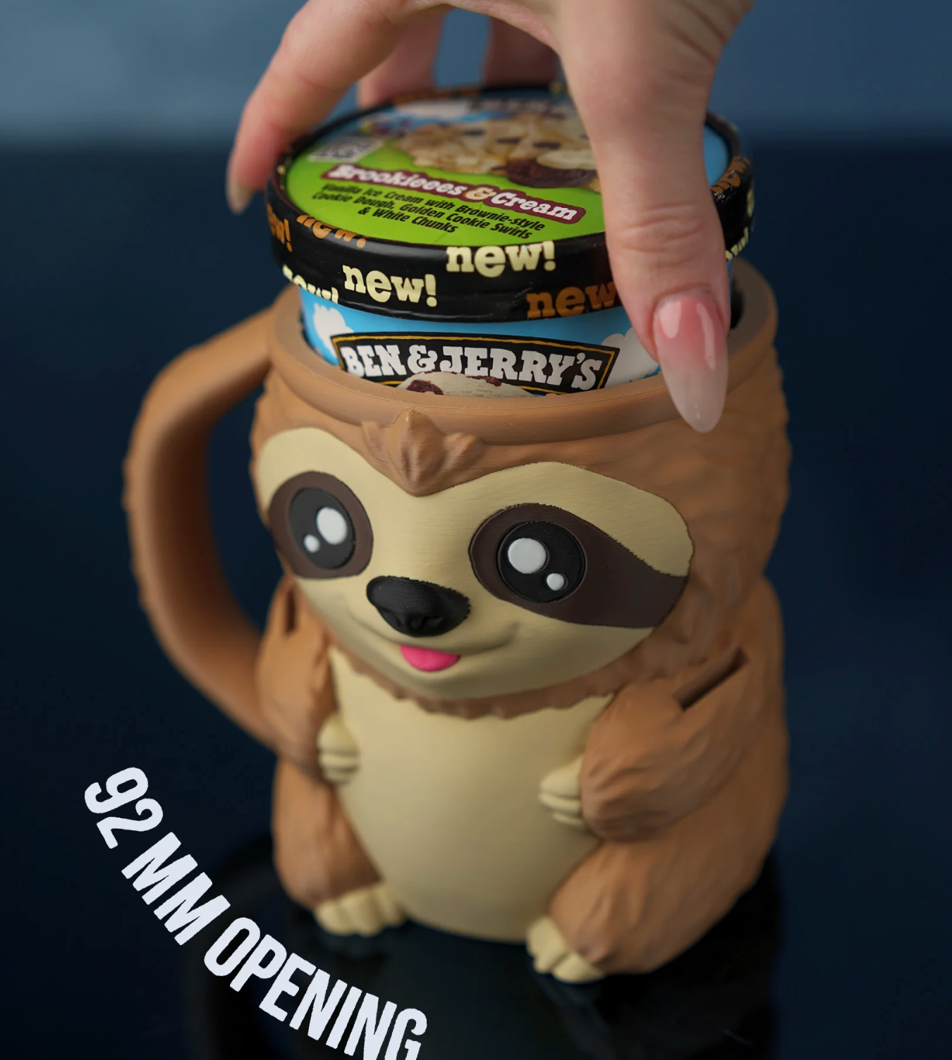 Sloth Ice Cream Pint Holder - The Perfect Gift for Ice Cream Lovers