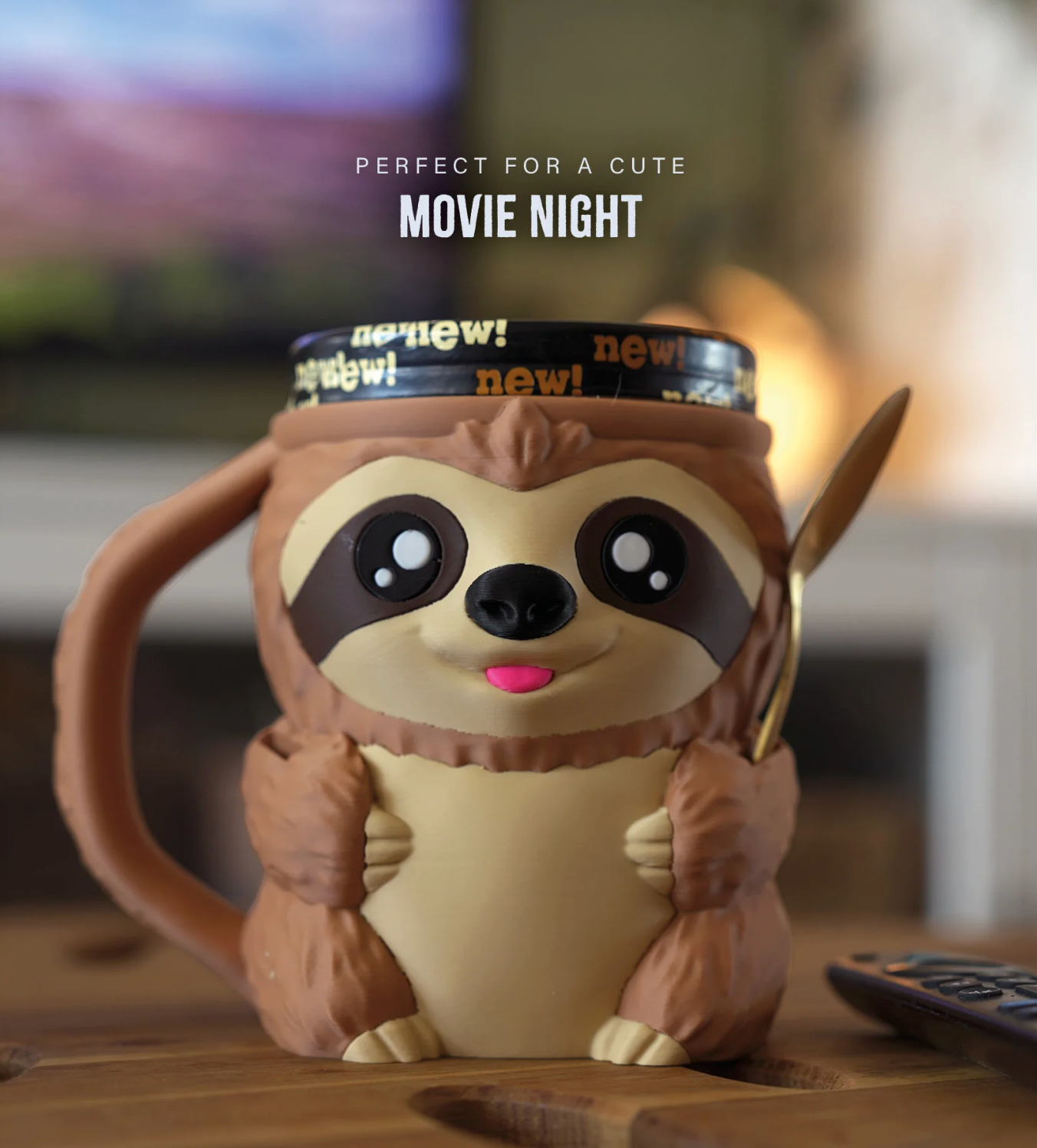 Sloth Ice Cream Pint Holder - The Perfect Gift for Ice Cream Lovers