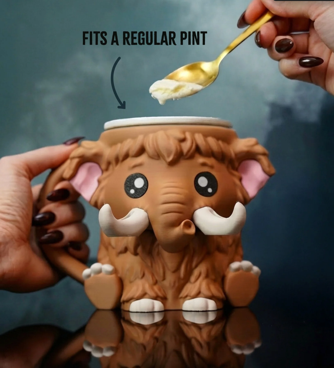 Elephant Ice Cream Pint Holder - The Perfect Gift for Ice Cream Lovers