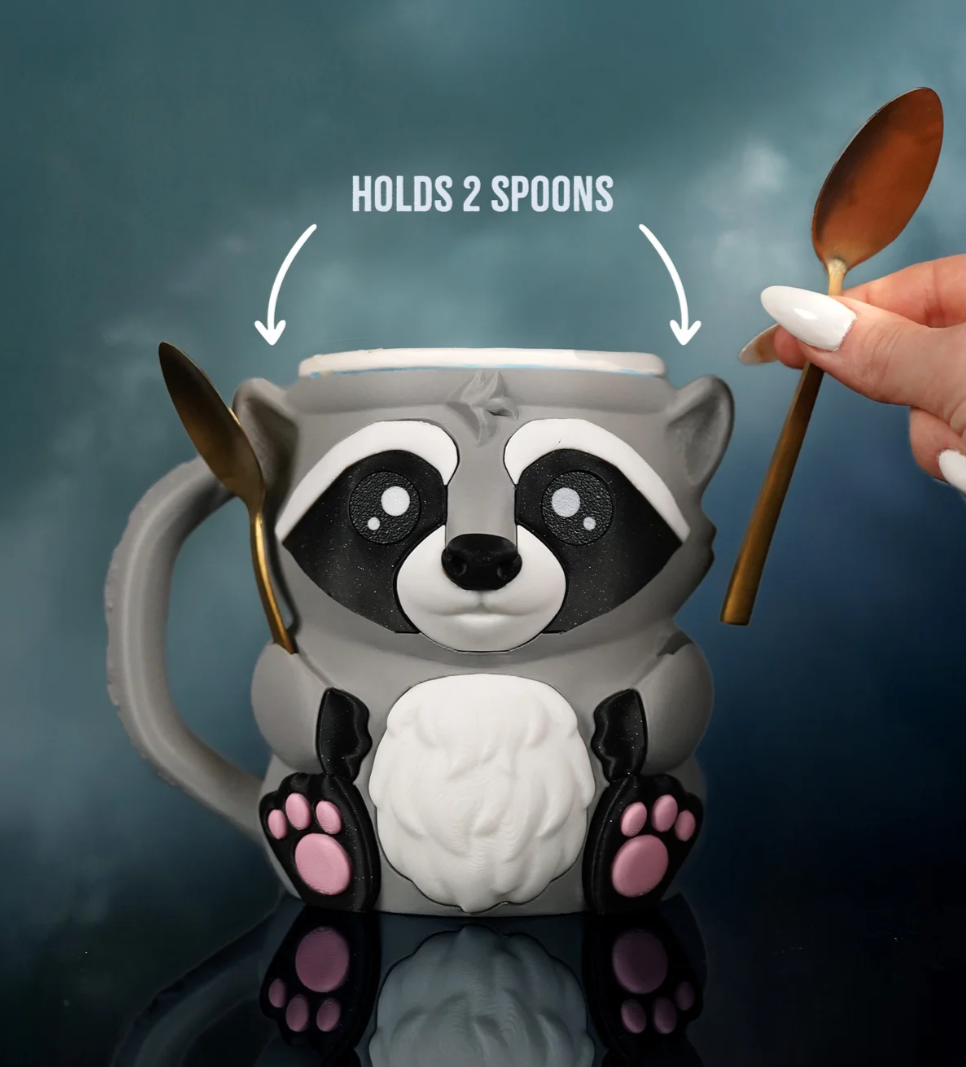 Raccoon Ice Cream Pint Holder - The Perfect Gift for Ice Cream Lovers