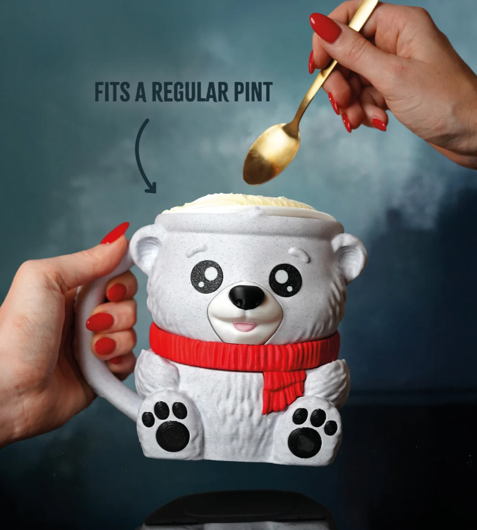 Polar Bear Ice Cream Pint Holder - The Perfect Gift for Ice Cream Lovers