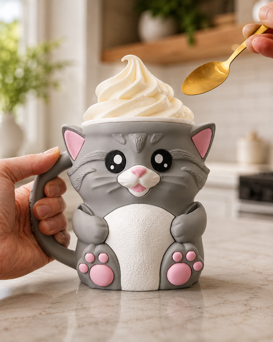 Cat Ice Cream Pint Holder - The Perfect Gift for Ice Cream Lovers